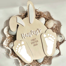 Load image into Gallery viewer, My first easter //DIY easter footprint board // Customisable text //