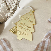 Load image into Gallery viewer, Teacher Christmas Ornament // Acrylic Christmas Tree