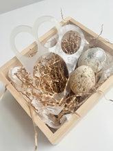 Load image into Gallery viewer, Frosted acrylic Bunny Footprint Stencil // Easter Decoration / Easter Basket Filler