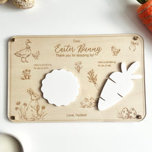 Load image into Gallery viewer, Easter Bunny Food Tray // Easter Decoration / personalised