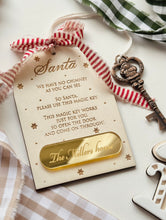 Load image into Gallery viewer, Santa’s Magic Key // Personalised