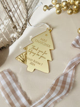 Load image into Gallery viewer, Teacher Christmas Ornament // Acrylic Christmas Tree