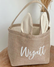 Load image into Gallery viewer, Personalised basket// Bunny basket