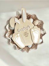 Load image into Gallery viewer, My first easter //DIY easter footprint board // Customisable text //