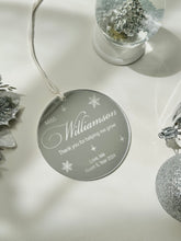 Load image into Gallery viewer, Personalised teacher christmas Ornament //