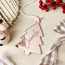 Load image into Gallery viewer, Personalised Christmas Tree Ornament // Acrylic Christmas Tree