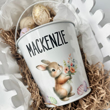 Load image into Gallery viewer, Personalised easter bucket // Bunny Boquet