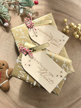 Load image into Gallery viewer, Want, Need, Read, Wear Gift tag set // Personalised Christmas gift tags