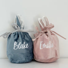 Load image into Gallery viewer, Bunny gift bag // Personalised Easter gift bag