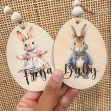 Load image into Gallery viewer, Personalised gift tags // ornament // Easter name tag