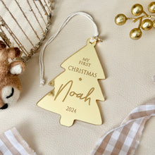 Load image into Gallery viewer, My First Christmas Ornament // Acrylic Christmas Tree