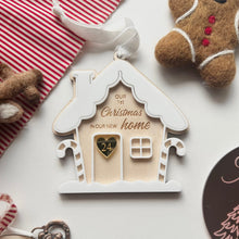 Load image into Gallery viewer, First home ornament // Gingerbread house