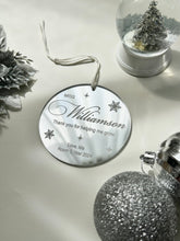 Load image into Gallery viewer, Personalised teacher christmas Ornament //