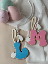 Load image into Gallery viewer, Bunny Letter Tag // Easter ornament // More Colours