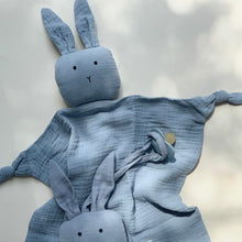 Load image into Gallery viewer, Muslin Bunny Soothing Baby Towel // Personalised