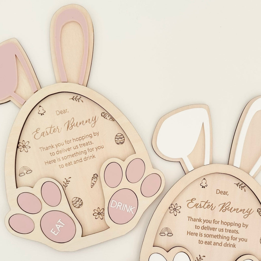 Easter Bunny Food Tray // Easter Decoration / Easter Basket Filler