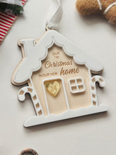 Load image into Gallery viewer, First home ornament // Gingerbread house
