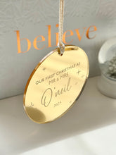 Load image into Gallery viewer, Newley wed christmas ornament // Personalised
