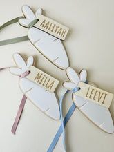 Load image into Gallery viewer, Personalised Easter Gift Tag / Personalised Carrot / Easter ornament
