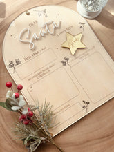 Load image into Gallery viewer, Letter to Santa board
