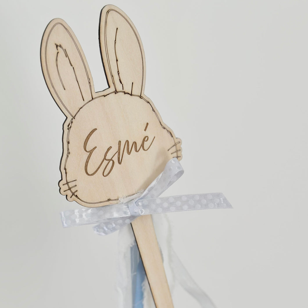 Bunny Wand Personalised //  Easter bucket filler // Kids Gift