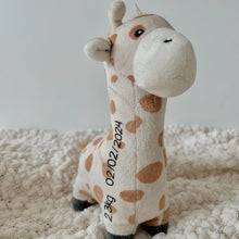 Load image into Gallery viewer, Personalised plush // Geoff the Giraffe // Baby gift
