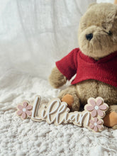 Load image into Gallery viewer, Flower Name Plaque // Personalised name plaque // Personalised
