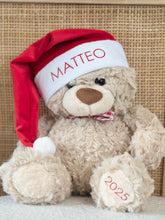 Load image into Gallery viewer, Personalised Christmas bear  Personalised // Christmas Gift
