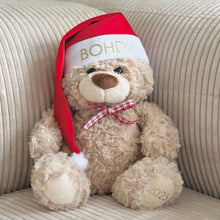 Load image into Gallery viewer, Personalised Christmas bear  Personalised // Christmas Gift
