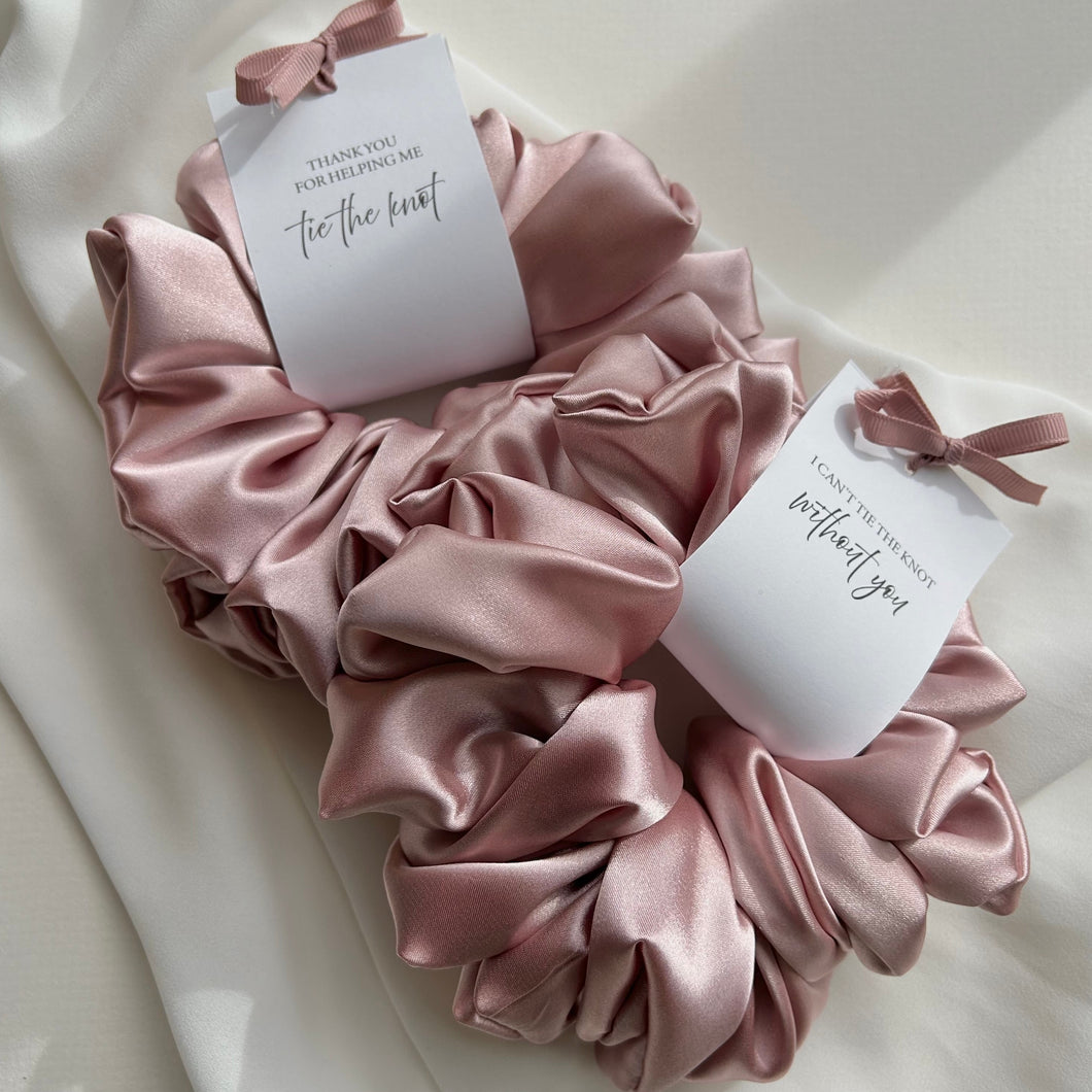 Oversized LUXE Satin Scrunchies // BLUSH Hair accessory // Hens party gift