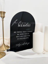 Load image into Gallery viewer, Memorial wedding sign // In Loving memory // Wedding Signs
