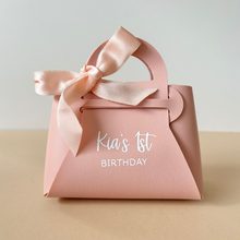 Load image into Gallery viewer, Mini personalised favour Handbag // Pink
