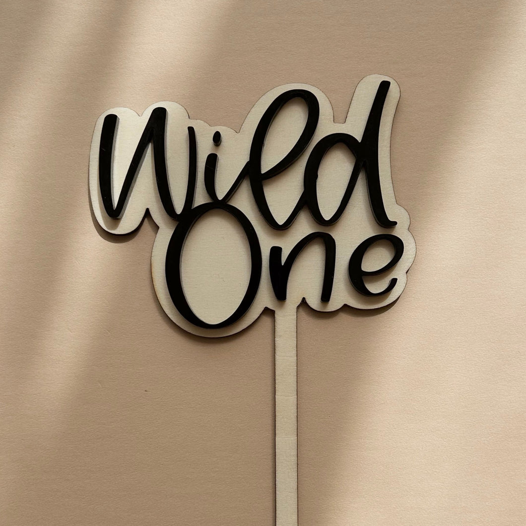 Wild ONE Topper // Cake Topper