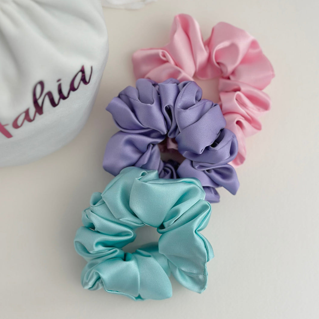 Scrunchies x3 Pack // Easter Pallet // SATIN