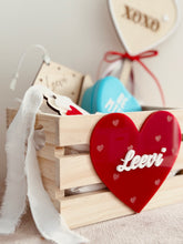 Load image into Gallery viewer, Personalised Love Crate// Valentine’s decoration
