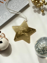 Load image into Gallery viewer, Personalised Christmas ornament // My first Christmas
