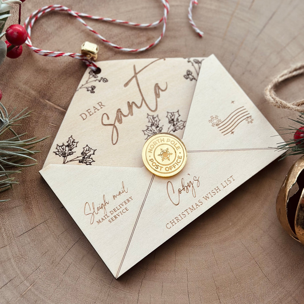 Personalised Envelope ornament