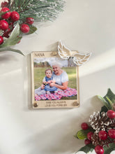 Load image into Gallery viewer, Personalised angel wing picture magnet // Photo magnet
