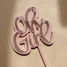 Load image into Gallery viewer, Oh GIRL Topper // Cake Topper
