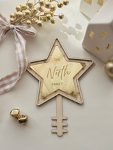 Load image into Gallery viewer, Christmas Tree Star // Personalised
