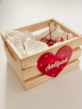 Load image into Gallery viewer, Personalised Love Crate// Valentine’s decoration
