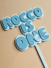 Load image into Gallery viewer, Personalised acrylic birthday topper // Plain
