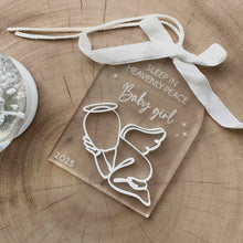 Load image into Gallery viewer, Memorial angel Christmas Ornament // angel baby
