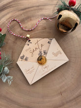 Load image into Gallery viewer, Personalised Envelope ornament

