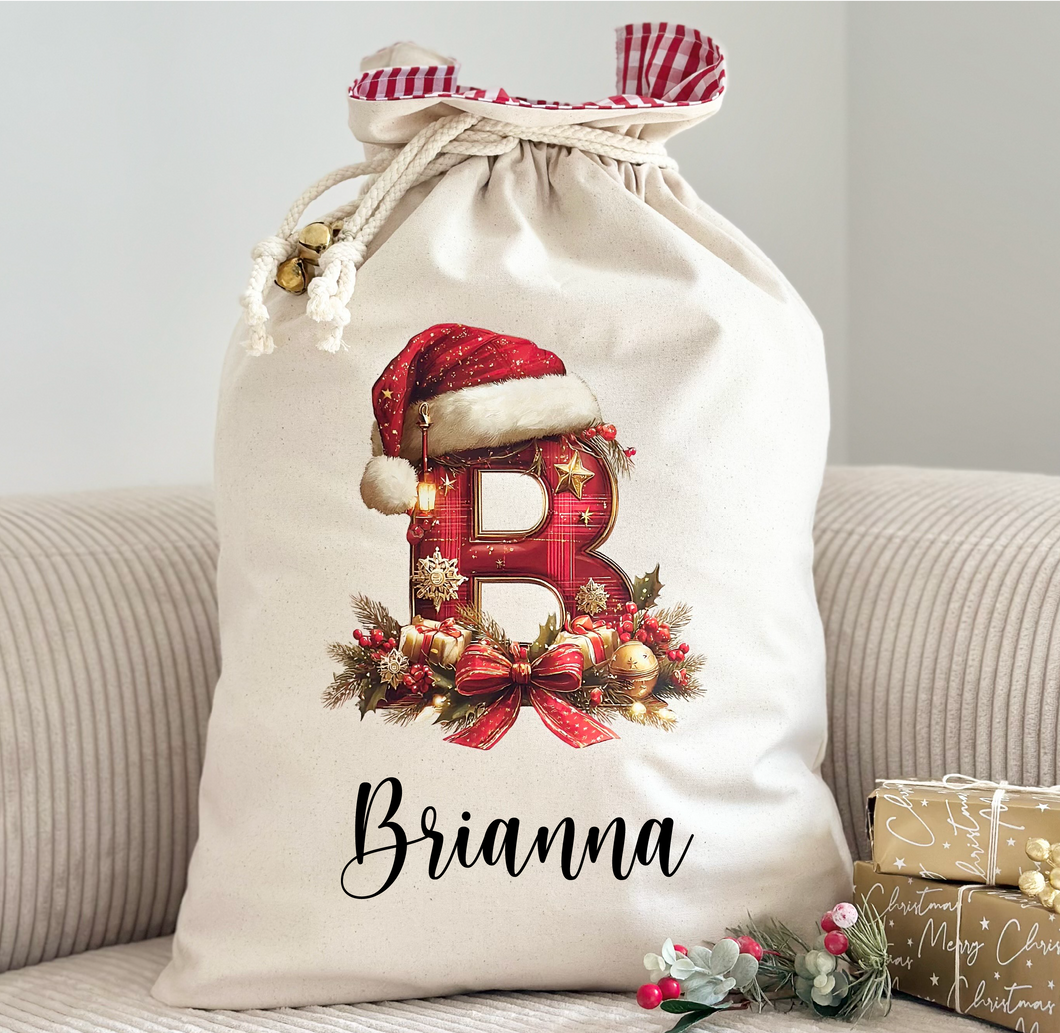 Personalised santa sack // Christmas letter