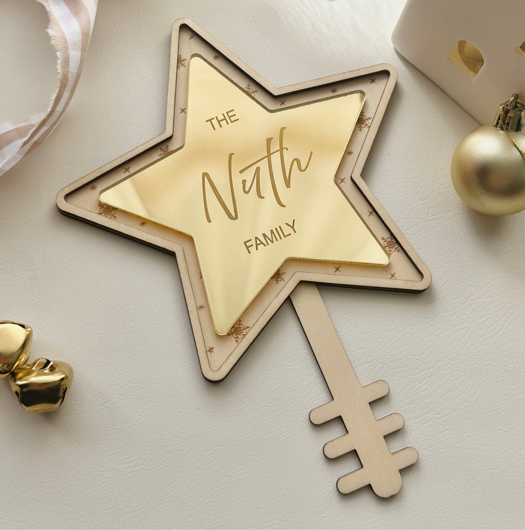 Christmas Tree Star // Personalised