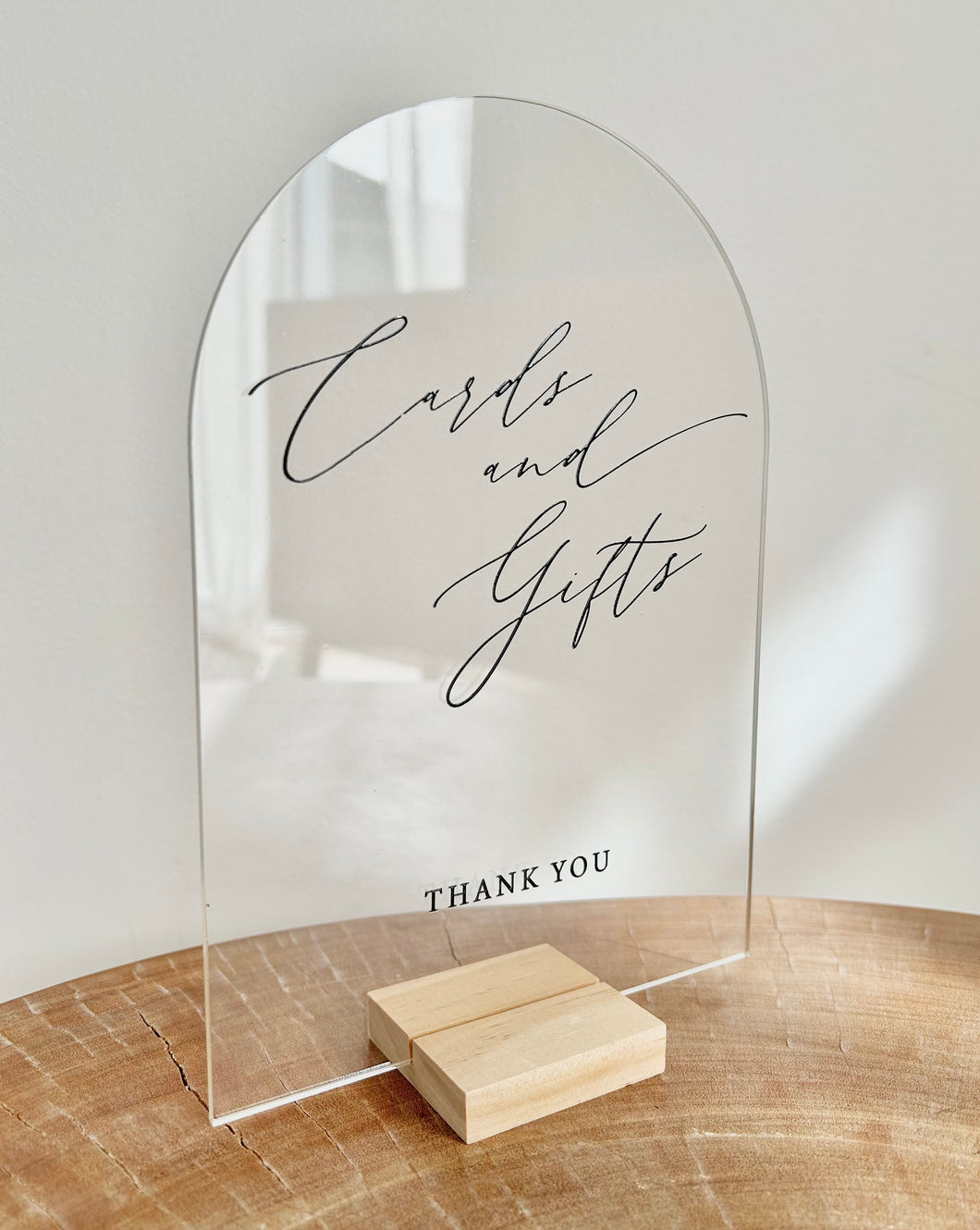 Cards and Gifts Sign // Stand // Personalisable