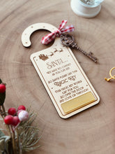Load image into Gallery viewer, Santa’s Magic Key door hanger // Personalised
