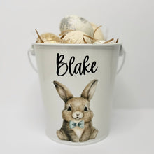 Load image into Gallery viewer, Easter Bucket //Personalised Easter bunny Bucket // Easter hunt
