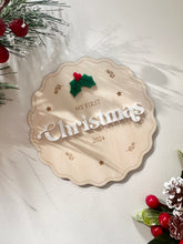 Load image into Gallery viewer, My First Chrsitmas Announcement Plaque / 2024
